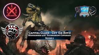 Capital Clash  Get Em Boyz  Round 5 Space Wolves vs Tau Empire [upl. by Lancey]