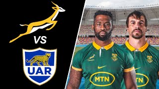 SPRINGBOKS Lineup Prediction vs ARGENTINA Rugby Championship 2024 [upl. by Ducan]