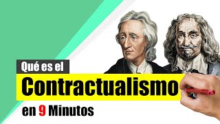 ¿Qué es el CONTRACTUALISMO  Resumen  Las ideas de Thomas Hobbes John Locke y JJ Rousseau [upl. by Akehsat672]