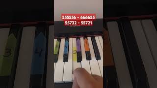 Easy Piano Tutorial for Beginners🎹 ✨ 🎶 shorts piano pianotutorial [upl. by Anairotciv682]