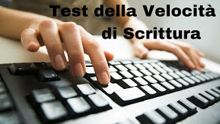 Test Velocità di Scrittura su Tastiera Online Gratis in Italiano [upl. by Ycnahc]