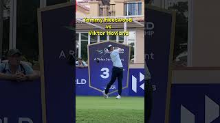 Tommy Fleetwood vs Viktor Hovland 👀 [upl. by Ritchie]