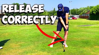 High Handicap Golfer Finally Learns How To Release The Club Correctly [upl. by Marilyn]