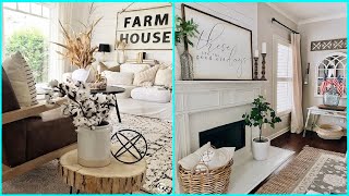 75 BEAUTIFUL RUSTIC FARMHOUSE DECOR IDEAS [upl. by Dnumsed]