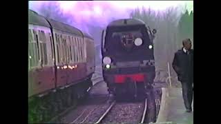 Mid Hants Railway The Watercress Line Father Christmas Special 1987 [upl. by Devinna]