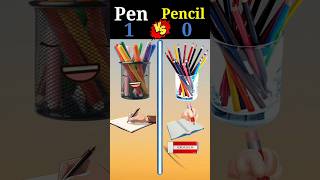 Pen vs Pencil ❓ shorts trending viralvideo [upl. by Nnauol]