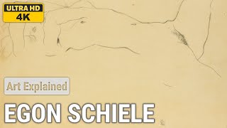 Egon Schiele A collection of 10 artworks with title and year around 1909 4K [upl. by Odinevneib939]