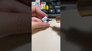 Drawing Infiniti car logo on the keyboard shorts diy art tiktok trending [upl. by Cavanagh609]