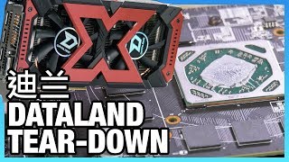 DATALAND RX 580 2048 TearDown amp Disassembly [upl. by Nnaylime259]