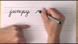 How To Write in Cursive  Lesson 21  A complete Course  FREE Worksheets [upl. by Irv]