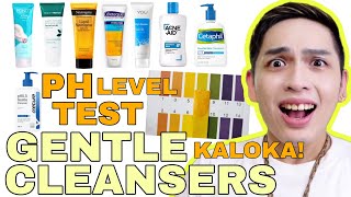 GENTLE CLEANSERS PH LEVEL TEST  NAKAKALOKA MAGKAKAALAMAN NA SIR LAWRENCE [upl. by Christan]