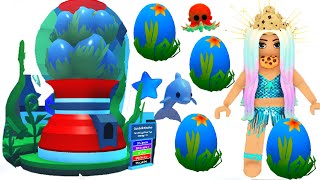 I Open Up Legendary Ocean Eggs NEW Adopt Me Surprise Pets [upl. by Nilkcaj]