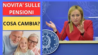 NOVITA SULLE PENSIONI [upl. by Dibb]