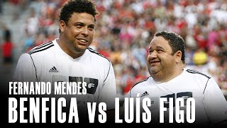 Fernando Mendes no quotBenfica vs Fundação Luís Figo Resto do Mundoquot  Futebol  RTP [upl. by Tatiana]