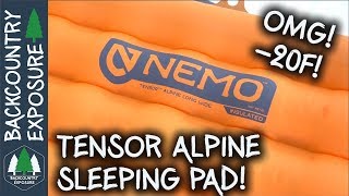 NEMO Tensor Insulated Sleeping Pad 490g  Worth IT ULTRALIGHT [upl. by Beller]