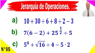 Jerarquía de operaciones [upl. by Aicined]