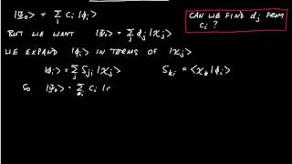 Changing basis PHAS3226 Video 6 [upl. by Ellegna585]