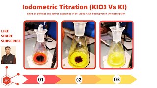 Iodometric Titration  Redox Titration  Estimation of KI  Potassium Iodate  Potassium Iodide [upl. by Aronow]