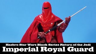 Star Wars Black Series Imperial Royal Guard Return of the Jedi Hasbro [upl. by Tigram]