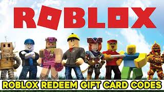 How to get redeem roblox gift card Roblox redeem gift card codes [upl. by Norel]