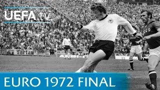 West Germany v USSR 1972 UEFA European Championship final highlights [upl. by Pironi]