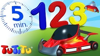 🧮Fun Toddler Numbers Learning with TuTiTu Race Cars toys 🛩️🧮 TuTiTu Preschool and songs🎵 [upl. by Ahsetra]