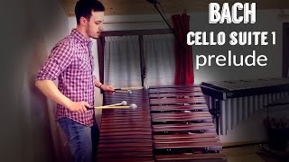 Bach Cello Suite 1 Prelude performed on marimba [upl. by Llechtim33]