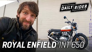 The Budget Bonneville 2021 Royal Enfield Interceptor 650 Review  Daily Rider [upl. by Nauqyt]