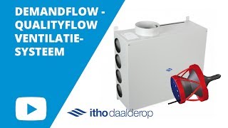 Itho Daalderop Hoe werkt het DEMANDFLOW amp QUALITYFLOW ventilatiesysteem  Ventilatielandnl [upl. by Dianna]