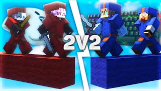 Sweaty 2v2 Bedwars Tournament WIN Keyboard amp Mouse Sounds [upl. by Acsot]