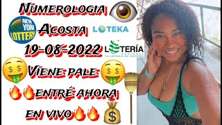 LOTEKA TE TOCA PALE FUERTE PARA HOY 19 DE AGOSTO 2022 CON NUMEROLOGIA ACOSTA [upl. by Horatia777]