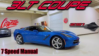 2014 Laguna Blue Premier C7 Stingray at Corvette World [upl. by Rediah350]