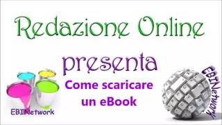 Come scaricare un Ebook [upl. by Dorman]