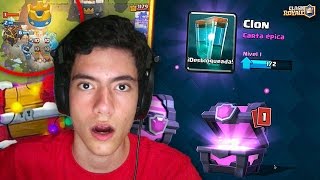 ME TOCA LA NUEVA CARTA de CLASH ROYALE EL CLON en UN COFRE MAGICO  TheDonato [upl. by Nessej232]