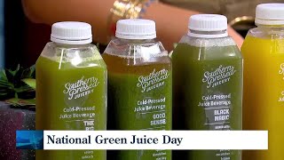 National Green Juice Day with Southern Pressed Juicery [upl. by Nesyt]