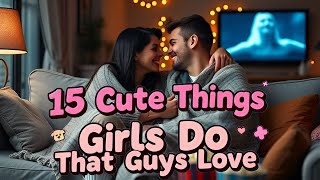 15 Cute Things Girls Do That Guys Absolutely Love  Discover the Secrets  Psychology Facts [upl. by Tezil]