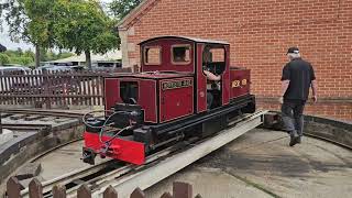 Henrietta Jane on the Turntable at the Bressingham Steam Museum [upl. by Lopes]