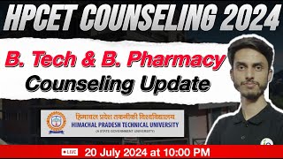 HPCET B Pharmacy amp BTech Counselling latest update  Inspiring Agricon [upl. by Gerrald]