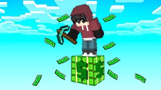 Minecraft But Its Only ONE MILLIONAIRE BLOCK [upl. by Onirefes]