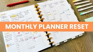 Resetting My Planner for the Month of August monthlyplannerreset [upl. by Yrod]