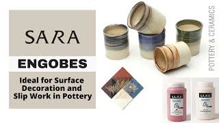 How to use Sara Engobes I Pottery amp Ceramics [upl. by Nosnibor]