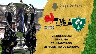 6 NACIONES 2024  FRANCIA VS IRLANDA EN VIVO [upl. by Lesna160]