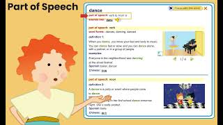 WILD – Wordsmyth Illustrated Learner’s Dictionary – Map of an entry part of speech [upl. by Adnovaj]