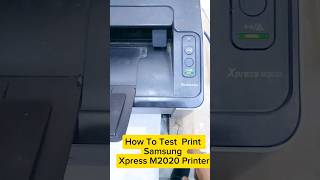 Samsung xpress M2020 test print without Computeramplaptop Easy processshortsvideo shorts printer [upl. by Karlotte]