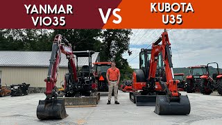 Yanmar VIO35 VS Kubota U35 [upl. by Assirrak448]