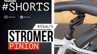 shorts  STROMER ST2 Pinion und Gates Carbon Drive 45 kmh ebike spedelec pinion stromer [upl. by Nyladnar]