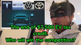 Tesla supports killing 7500 EV tax credit Why Elon agrees with Trumps idea [upl. by Tchao]