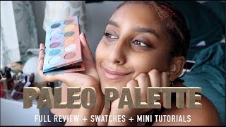 clionadh cosmetics paleo palette review  swatches  lewks [upl. by Ariane]