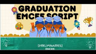 EMCEE SCRIPT FOR KINDERGARTENDAYCARE MOVING UP 2024 [upl. by Aekerly964]