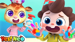 Wash Your Hands Baby  Clean Hands Song  Good Habits Song  Nursery Rhymes amp Kids Songs  Yes Neo [upl. by Giordano]